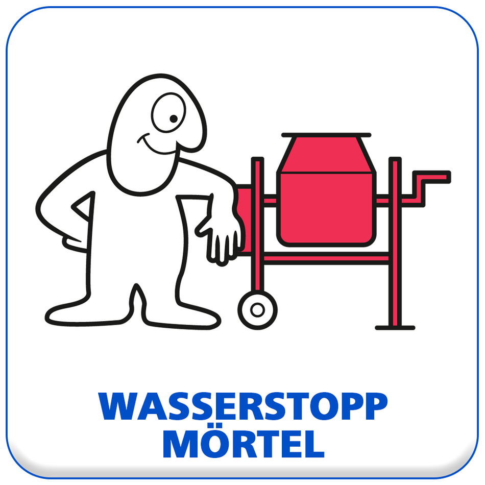 Wasserstopp Mörtel