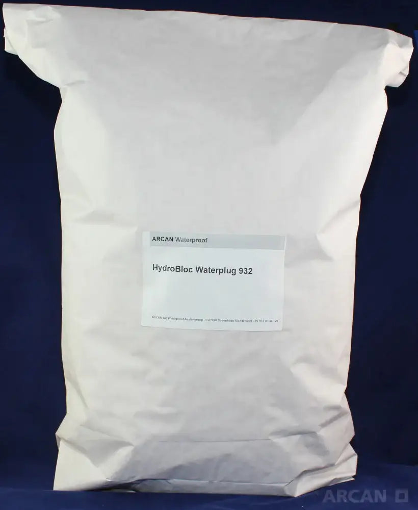HydroBloc Waterplug 932 – Wasserstopmörtel zum Verschließen von Wassereinbrüchen