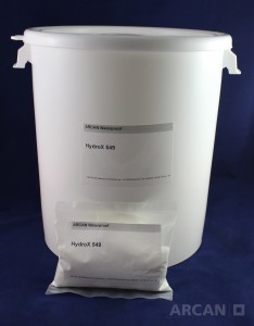 ARCAN Bauchemie Abdichtung » Injektionssysteme » Acrylat Gel » HydroX 549 – Reaktionsstarter für das Acrylat Gel HydroBloc Polygel 530 (0,5kg)